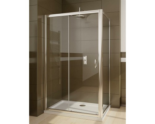 Душевая стенка Radaway Premium Plus S 90 профиль Хром стекло прозрачное