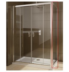 Душевая стенка Radaway Premium Plus S 90 профиль Хром стекло прозрачное
