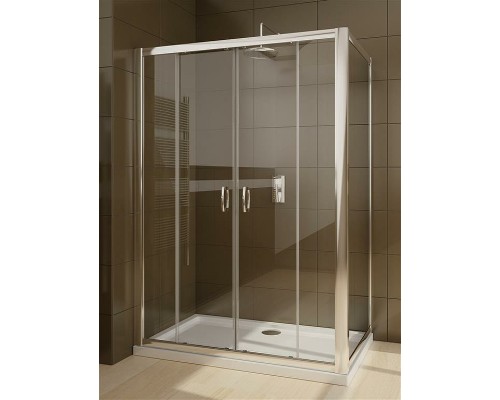 Душевая стенка Radaway Premium Plus S 90 профиль Хром стекло прозрачное