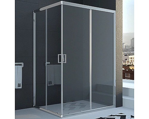 Душевой уголок Veconi Rovigo RV-10 120x90 RV10-12090-01-C5 профиль Хром стекло прозрачное
