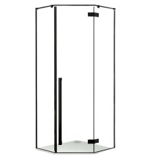 Душевой уголок Cerutti SPA 100х100 C2A профиль Черный матовый стекло прозрачное