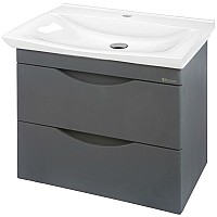 Тумба под раковину Bellezza Санриса 60 4630109180363 подвесная Серебро