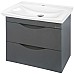 Тумба под раковину Bellezza Санриса 60 4630109180363 подвесная Серебро