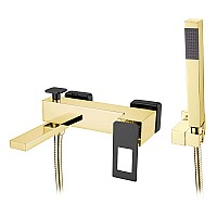 Смеситель для ванны,для душа Boheme Q 143-GB золото