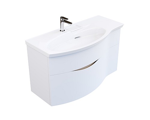 Тумба под раковину Kerama Marazzi RIVA 100 см левая, белая матовая Тумба под раковину Kerama Marazzi RIVA 100 см левая, белая матовая