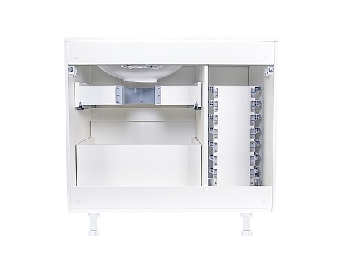 Тумба под раковиной напольная Style Line Барселона 90 правая с выкатной корзиной, белая