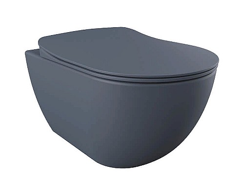 Унитаз биде Creavit Free FE322-00AM00E-0000 подвесной Антрацит без сиденья
