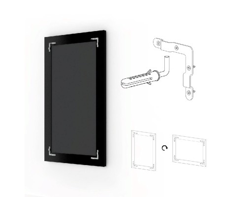 Зеркало Evoform Exclusive 157х67 Бронзовый акведук