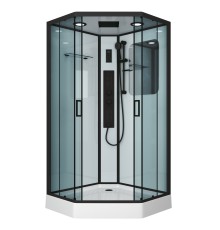 Душевая кабина Niagara Premium NG-6902-01GD BLACK 100x100