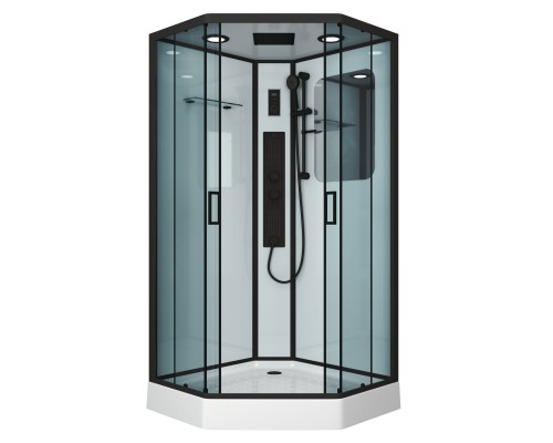 Душевая кабина Niagara Premium NG-6901-01GD BLACK 90x90