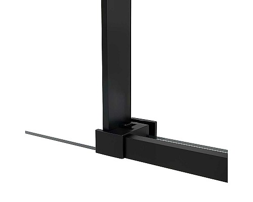 Душевая дверь Vincea Slim Soft 120 VDS-1SS120CLB профиль Черный стекло прозрачное