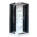 Душевая кабина Royal Bath HP 80х80 с гидромассажем задняя стенка Черная