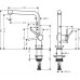 Смеситель для кухни Hansgrohe Talis M54 Сталь