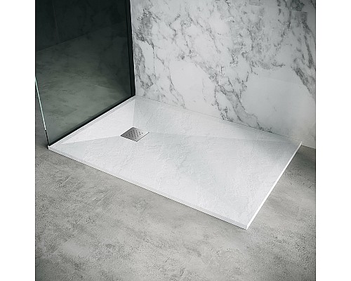 Душевой поддон из искусственного камня Grossman Strong 80x120 GR-S180120Q Белый
