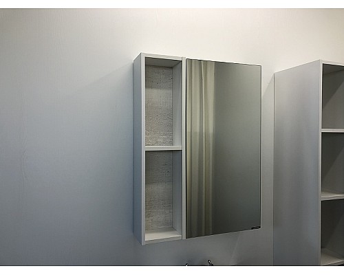 Зеркальный шкаф Comforty Прага 60 00004147599 Дуб белый