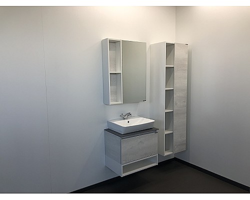 Зеркальный шкаф Comforty Прага 60 00004147599 Дуб белый