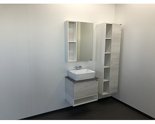 Зеркальный шкаф Comforty Прага 60 00004147599 Дуб белый