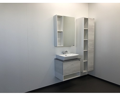 Зеркальный шкаф Comforty Прага 60 00004147599 Дуб белый