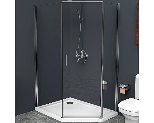 Душевой уголок BelBagno Uno 100х80 UNO-195-PH-1-100/80-C-Cr Хром