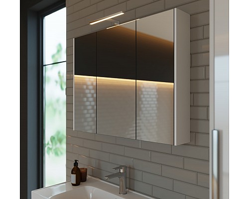 Зеркальный шкаф Dreja Prime 90 99.9306 Белый