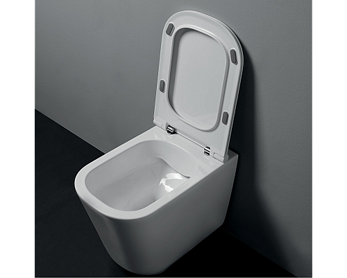 Крышка-сиденье Kerasan Tribeca 519130 с микролифтом, белый матовый