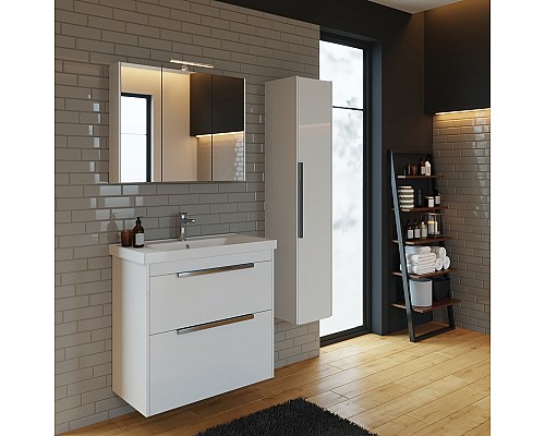 Зеркальный шкаф Dreja Prime 90 99.9306 Белый