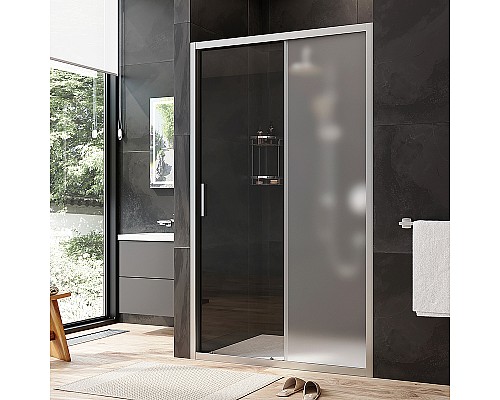 Душевая дверь AM.PM Gem 120 W90G-120-1-195MM Хром матовый