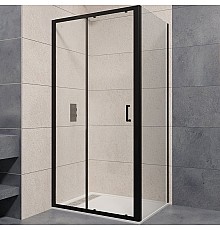 Душевой уголок RGW Passage PA-74B 120x90 410874129-14 профиль Черный стекло прозрачное