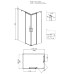 Душевой уголок Grossman GR-3120L Galaxy 120x80 прямоугольник двери раздвижные