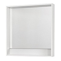 Зеркало Капри 80 белый глянец Aquaton 1A230402KP010
