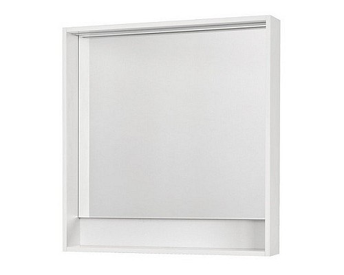 Зеркало Капри 80 белый глянец Aquaton 1A230402KP010