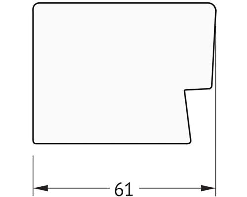 Зеркало Evoform Definite 74х74 BY 3236 в багетной раме - Алюминий 61 мм