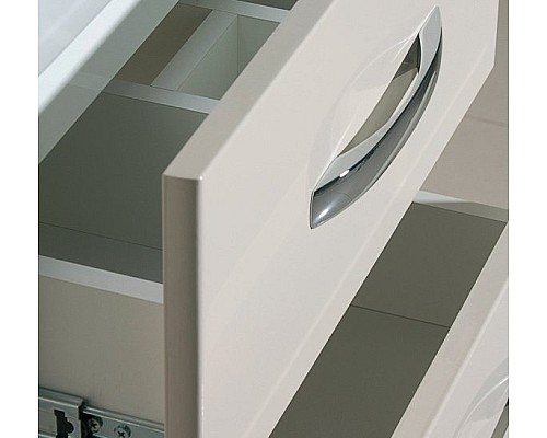 Тумба под раковину Bellezza Рокко 80 4635313670075 подвесная Бежевая Белая