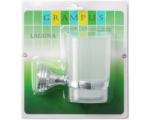 Стакан для зубных щеток Grampus Laguna GR-7806 Хром