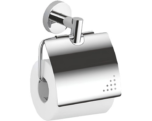 Держатель туалетной бумаги Haiba HB1703 с крышкой Хром