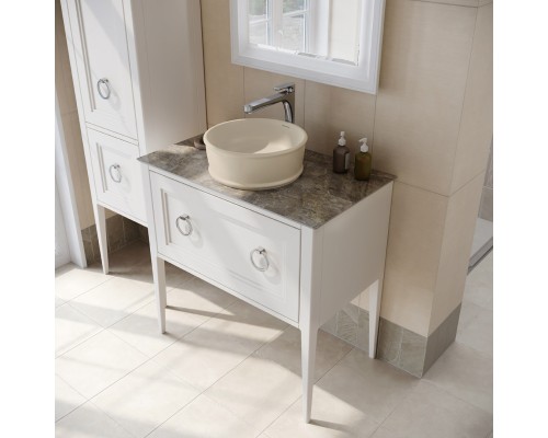 Раковина Kerama Marazzi CIRCO накладная 36, песочная матовая