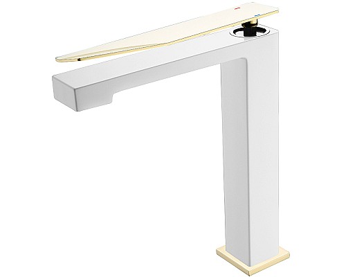 Смеситель для раковины Boheme Q 142-CRG.2 Хром Золото