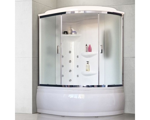 Душевой бокс Royal Bath ALP 150х100 с гидромассажем стекло матовое