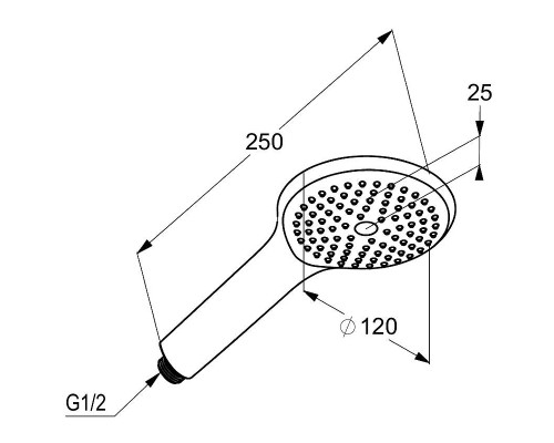 Ручной душ Kludi Freshline 6780005-00 Хром