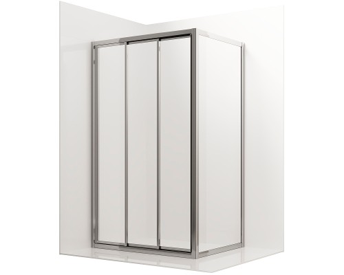 Душевой уголок Ambassador Forsa 130х90 17021104NX-90NX профиль Хром стекло прозрачное