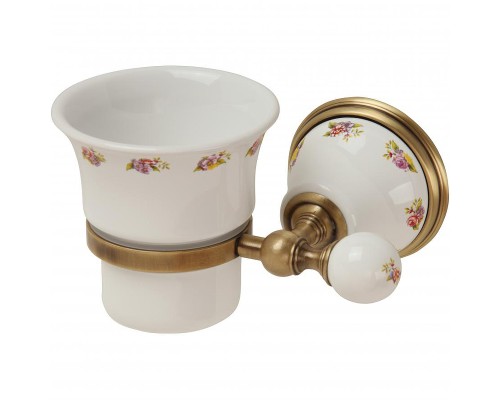 Стакан для зубных щеток Migliore Provance 17643 Бронза Белый