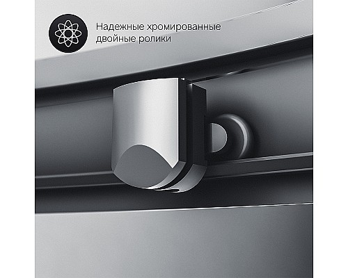 Душевой уголок AM.PM Gem 90х90 W90G-401-090BT профиль Черный матовый стекло прозрачное