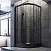 Душевой уголок AM.PM Gem 90х90 W90G-401-090BT профиль Черный матовый стекло прозрачное