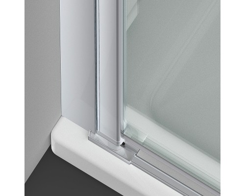 Душевая дверь Vincea Alpha 70 VDP-3AL700MT профиль Хром стекло текстурное