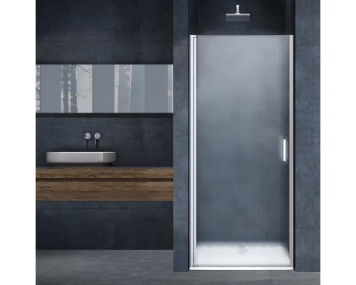 Душевая дверь Vincea Alpha 70 VDP-3AL700MT профиль Хром стекло текстурное