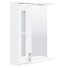 Зеркало со шкафом Onika Кристалл 58.01 205817 с подсветкой Белое