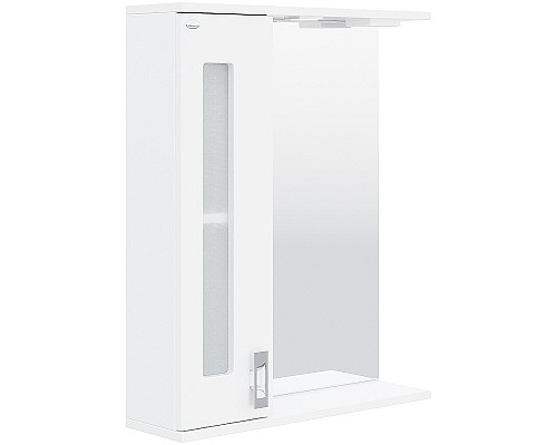 Зеркало со шкафом Onika Кристалл 58.01 205817 с подсветкой Белое