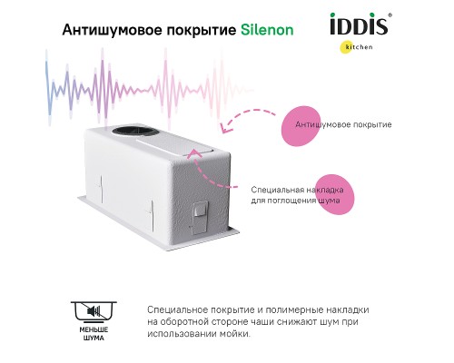 Кухонная мойка Iddis Edifice 20 Графит