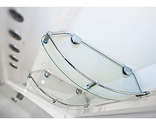 Душевой бокс Radomir Элис 2 168x85 R 1-04-1-2-5-0961 профиль Белый стекло матовое