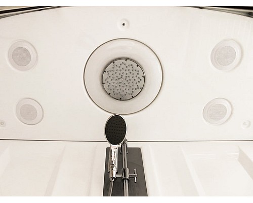 Душевой бокс Radomir Элис 2 168x85 R 1-04-1-2-5-0961 профиль Белый стекло матовое